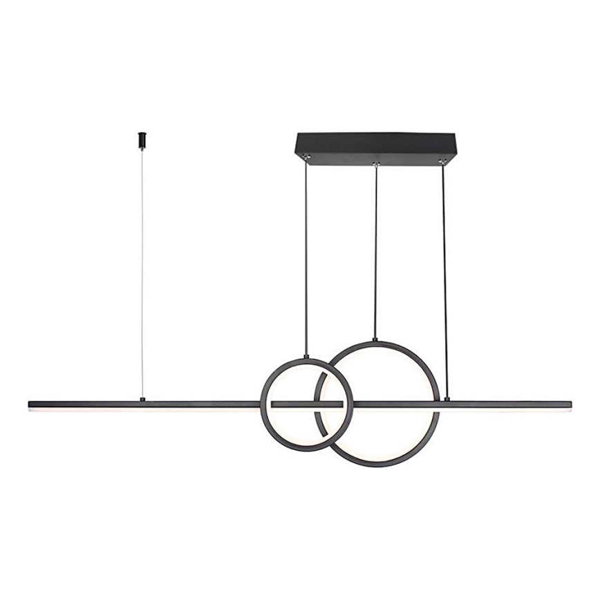 Candeeiro suspenso LED LED/15W/230V 4000K preto
