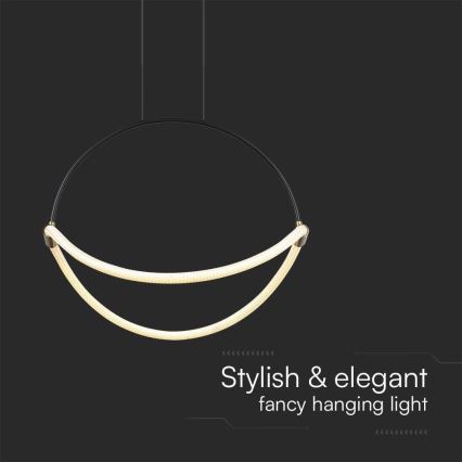 Candeeiro suspenso LED LED/16W/230V 3000K diâmetro 50 cm