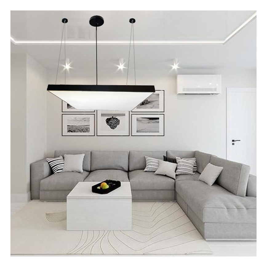 Candeeiro suspenso LED LED/170W/230V 4000K 100x100 cm