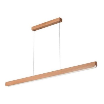 Candeeiro suspenso LED LED/22W/230V 4000K 120 cm faia/madeira maciça