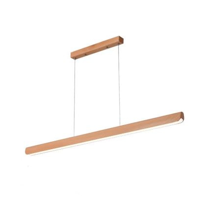 Candeeiro suspenso LED LED/22W/230V 4000K 120 cm faia/madeira maciça