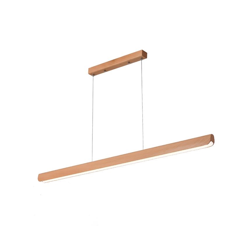 Candeeiro suspenso LED LED/22W/230V 4000K 120 cm faia/madeira maciça