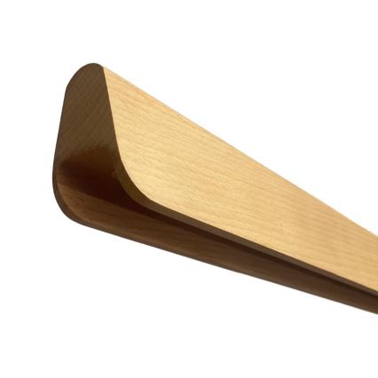 Candeeiro suspenso LED LED/22W/230V 4000K 120 cm faia/madeira maciça