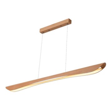 Candeeiro suspenso LED LED/22W/230V 4000K 120 cm faia/madeira maciça