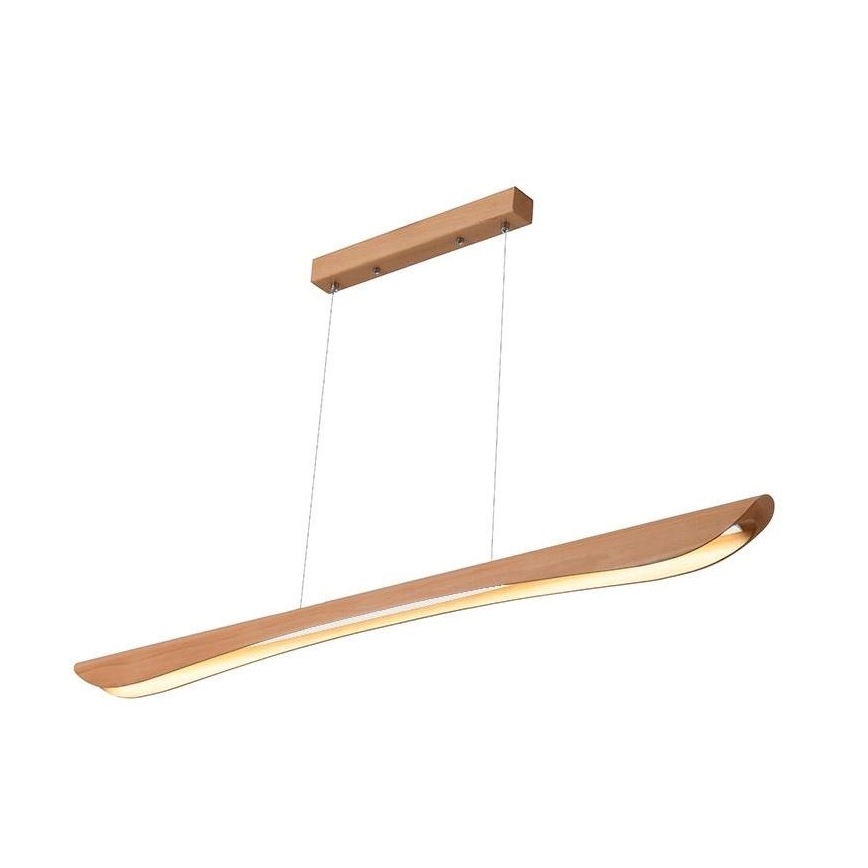 Candeeiro suspenso LED LED/22W/230V 4000K 120 cm faia/madeira maciça