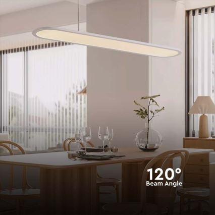 Candeeiro suspenso LED LED/24W/230V 3000K branco