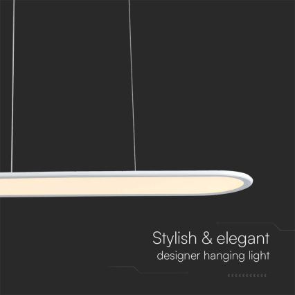 Candeeiro suspenso LED LED/24W/230V 3000K branco
