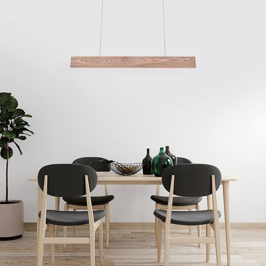 Candeeiro suspenso LED LED/24W/230V 3000K castanho
