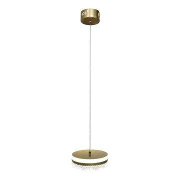 Candeeiro suspenso LED LED/25W/230V diâmetro 20 cm dourado