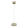 Candeeiro suspenso LED LED/25W/230V diâmetro 20 cm dourado