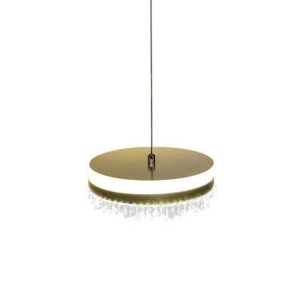 Candeeiro suspenso LED LED/25W/230V diâmetro 20 cm dourado