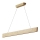 Candeeiro suspenso LED LED/26W/230V 4000K 150 cm cinza/madeira maciça