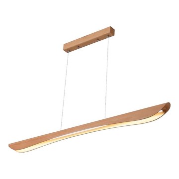 Candeeiro suspenso LED LED/26W/230V 4000K 150 cm faia/madeira maciça