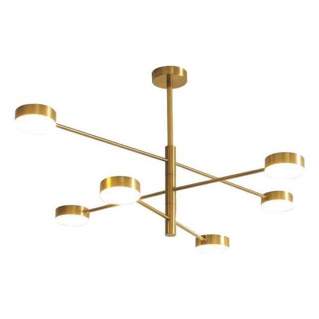 Candeeiro suspenso LED LED/30W/230V 3000K dourado