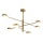 Candeeiro suspenso LED LED/30W/230V 3000K dourado