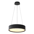 Candeeiro suspenso LED LED/30W/230V 3000K preto
