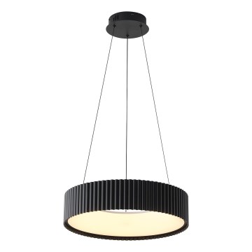Candeeiro suspenso LED LED/30W/230V 3000K preto
