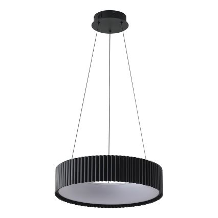 Candeeiro suspenso LED LED/30W/230V 3000K preto
