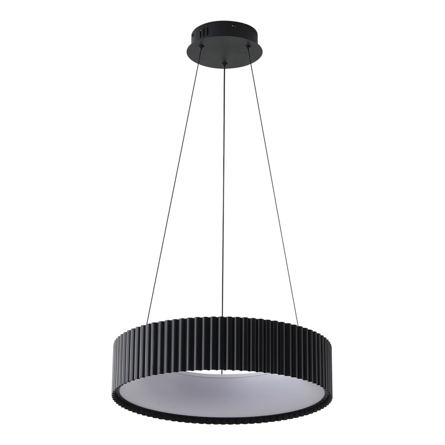 Candeeiro suspenso LED LED/30W/230V 3000K preto
