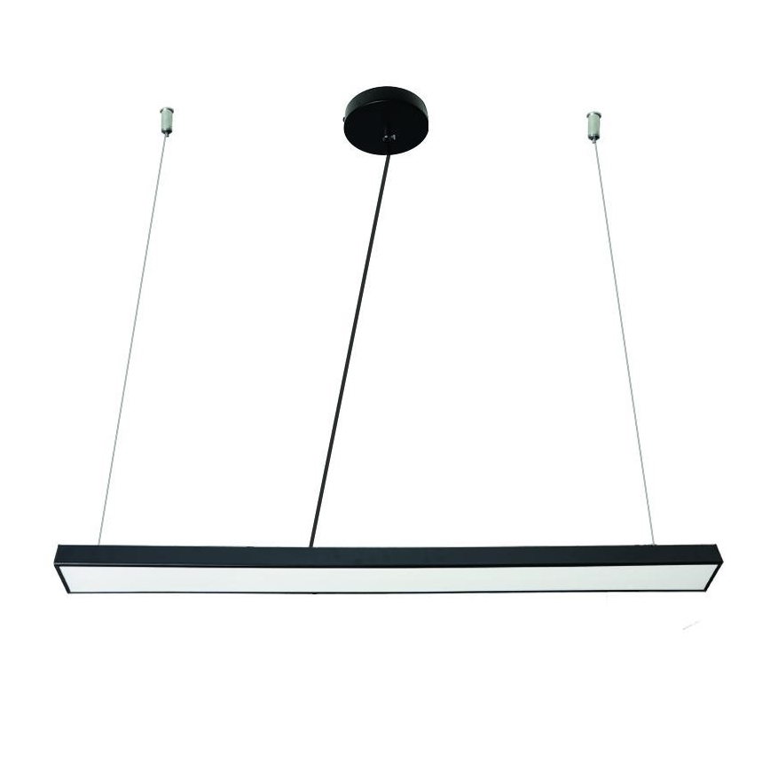 Candeeiro suspenso LED LED/32W/230V 4000K diâmetro 120 cm preto