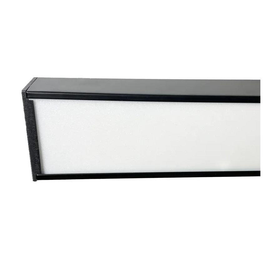 Candeeiro suspenso LED LED/32W/230V 4000K diâmetro 120 cm preto