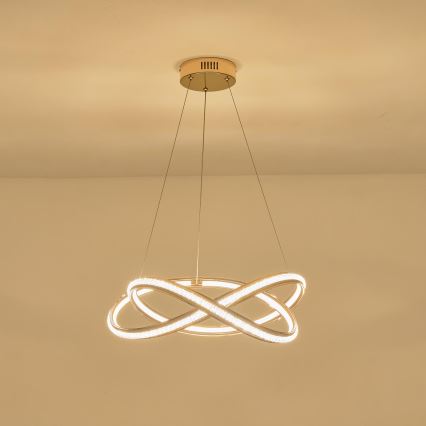 Candeeiro suspenso LED LED/38W/230V 3000K 50x120 cm