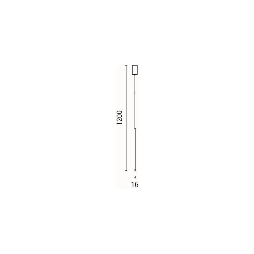 Candeeiro suspenso LED LED/3W/230V 3000K diâmetro 6 cm