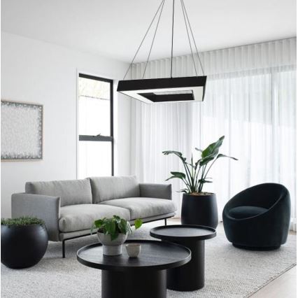 Candeeiro suspenso LED LED/40W/230V 4000K 60x60 cm