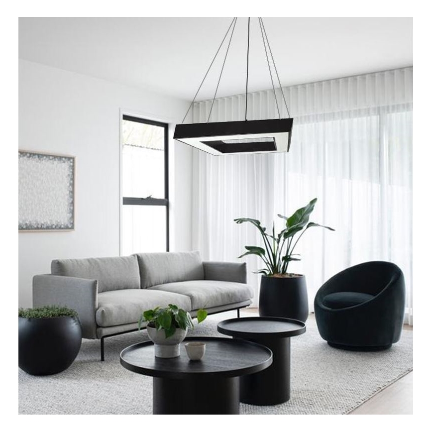 Candeeiro suspenso LED LED/40W/230V 4000K 60x60 cm