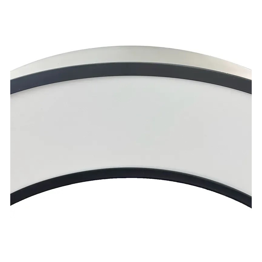 Candeeiro suspenso LED LED/50W/230V 4000K diâmetro 100 cm preto