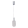 Candeeiro suspenso LED LED/6,3W/230V 3000K cromado brilhante diâmetro 20 cm