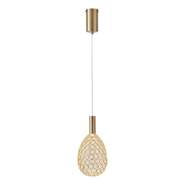Candeeiro suspenso LED LED/6,3W/230V 3000K dourado diâmetro 14 cm