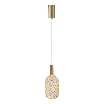 Candeeiro suspenso LED LED/6,3W/230V 3000K dourado diâmetro 20 cm