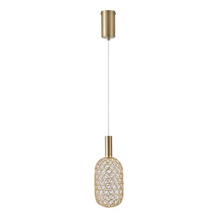 Candeeiro suspenso LED LED/6,3W/230V 3000K dourado diâmetro 20 cm