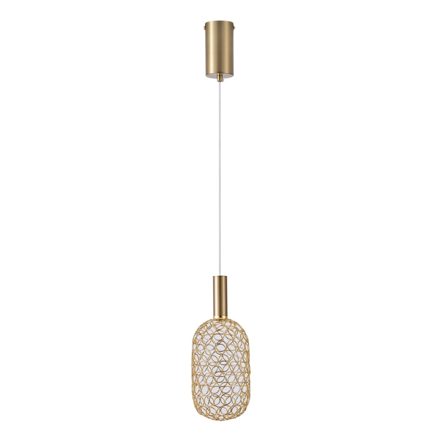 Candeeiro suspenso LED LED/6,3W/230V 3000K dourado diâmetro 20 cm
