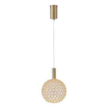 Candeeiro suspenso LED LED/6,3W/230V 3000K dourado diâmetro 20 cm