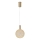 Candeeiro suspenso LED LED/6,3W/230V 3000K dourado diâmetro 20 cm