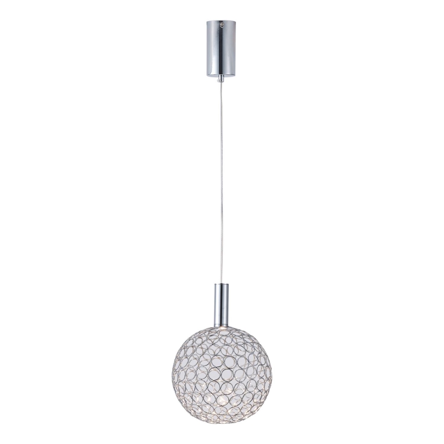 Candeeiro suspenso LED LED/6,3W/230V 3000K dourado diâmetro 25 cm