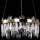 Candeeiro suspenso LED LED/62W/230V diâmetro 50 cm dourado