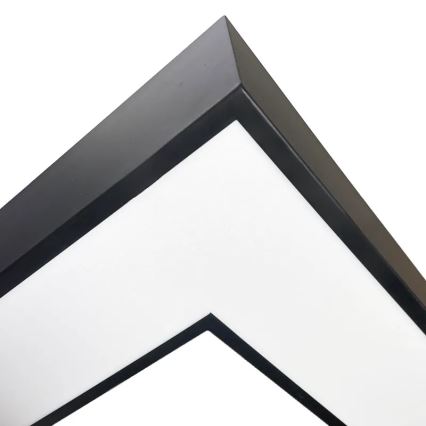Candeeiro suspenso LED LED/70W/230V 4000K 100x100 cm preto
