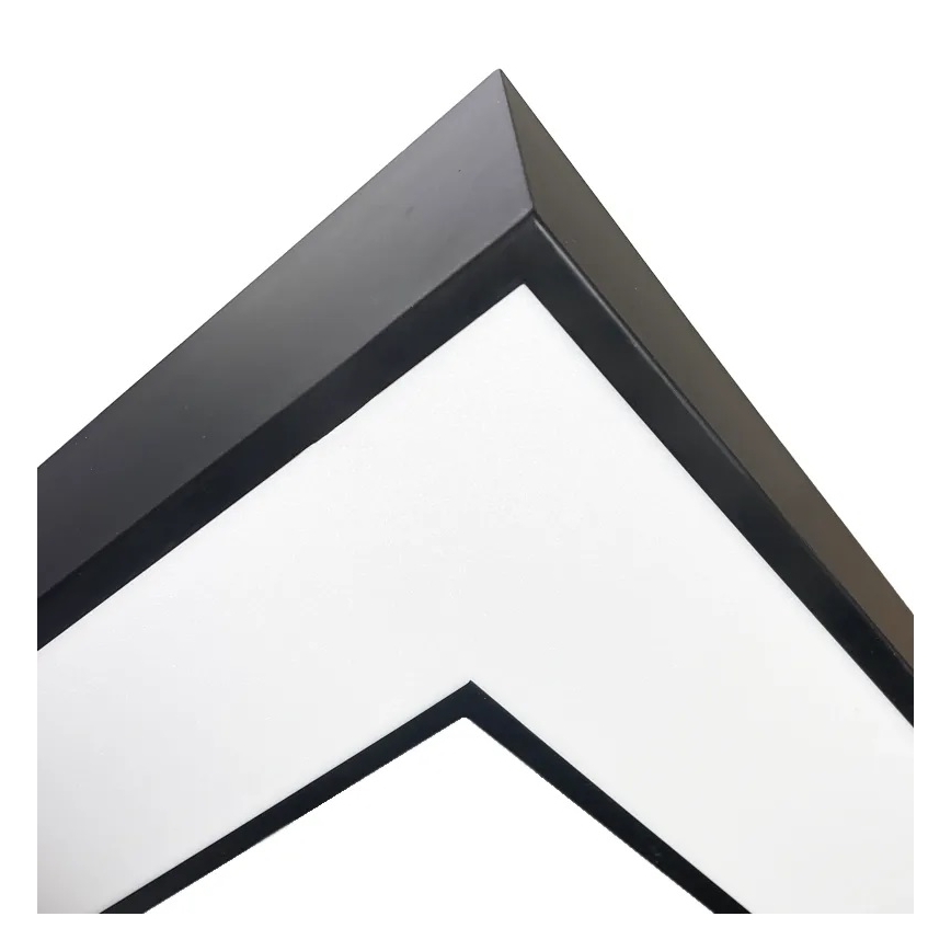 Candeeiro suspenso LED LED/70W/230V 4000K 100x100 cm preto
