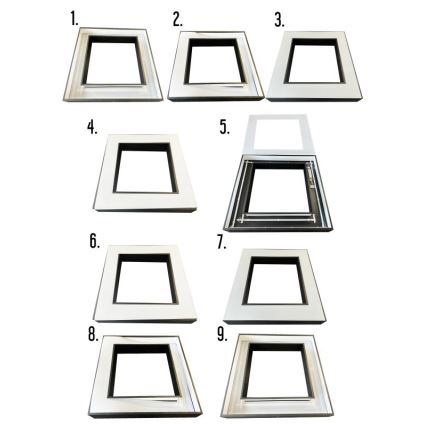Candeeiro suspenso LED LED/70W/230V 4000K 100x100 cm preto