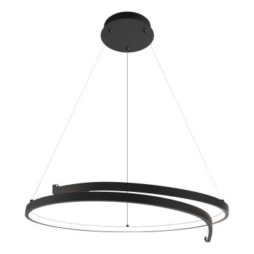 Candeeiro suspenso LED LORENZO LED/35W/230V preto