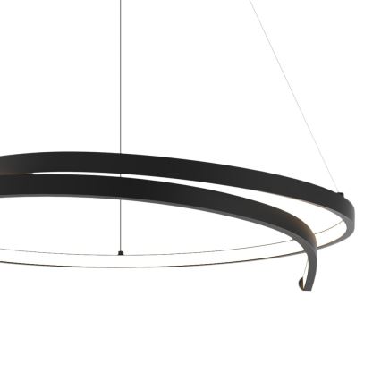 Candeeiro suspenso LED LORENZO LED/35W/230V preto