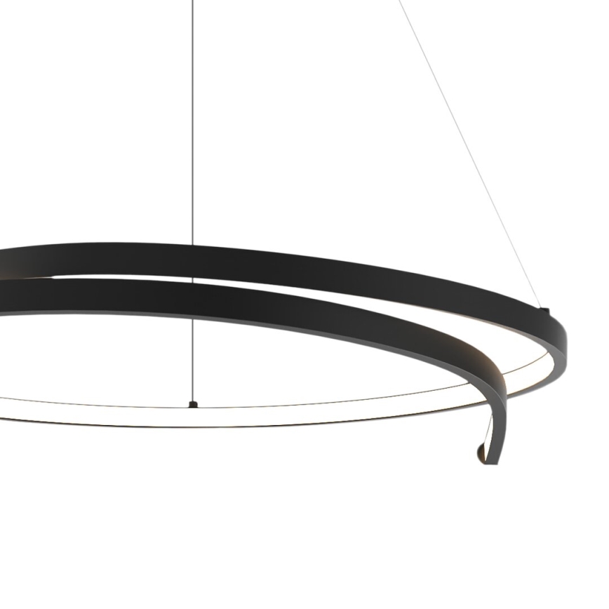 Candeeiro suspenso LED LORENZO LED/35W/230V preto