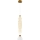 Candeeiro suspenso LED LUCCO LED/18W/230V diâmetro 15 cm dourado