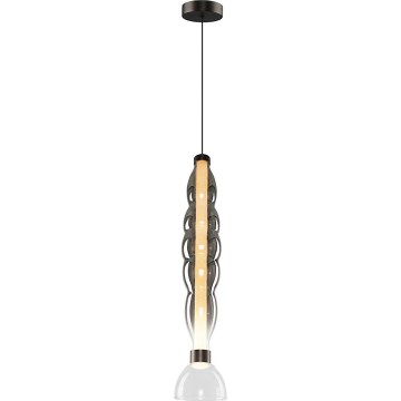 Candeeiro suspenso LED LUCCO LED/18W/230V diâmetro 15 cm fumado