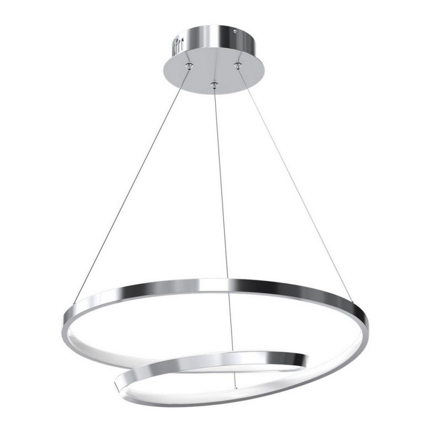 Candeeiro suspenso LED LUCERO LED/48W/230V cromado brilhante