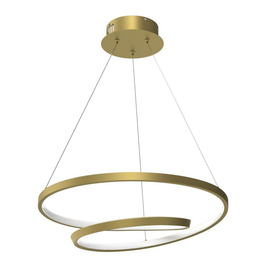 Candeeiro suspenso LED LUCERO LED/48W/230V dourado