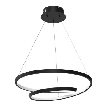 Candeeiro suspenso LED LUCERO LED/48W/230V preto